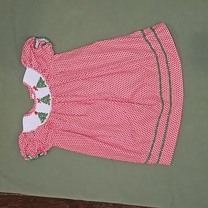 Classic Whimsy Smocked Christmas Dress